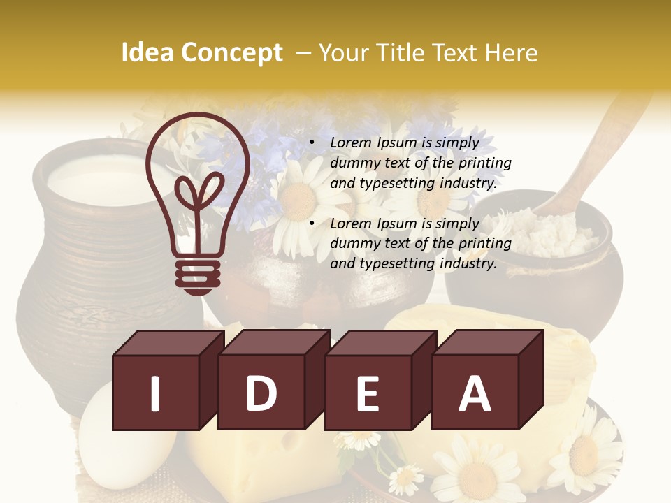 Wheat Spoon Cottage PowerPoint Template
