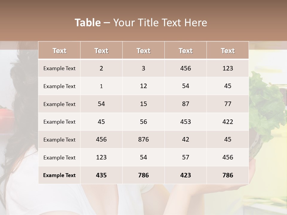 Beauty Pretty Lifestyle PowerPoint Template