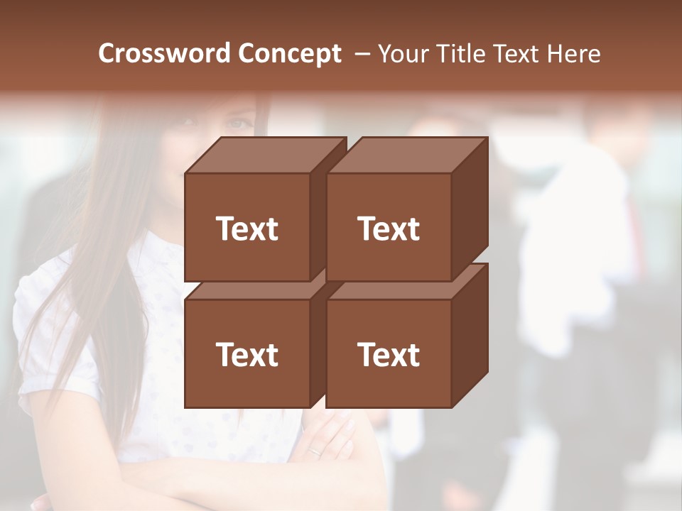 Looking Face Work PowerPoint Template