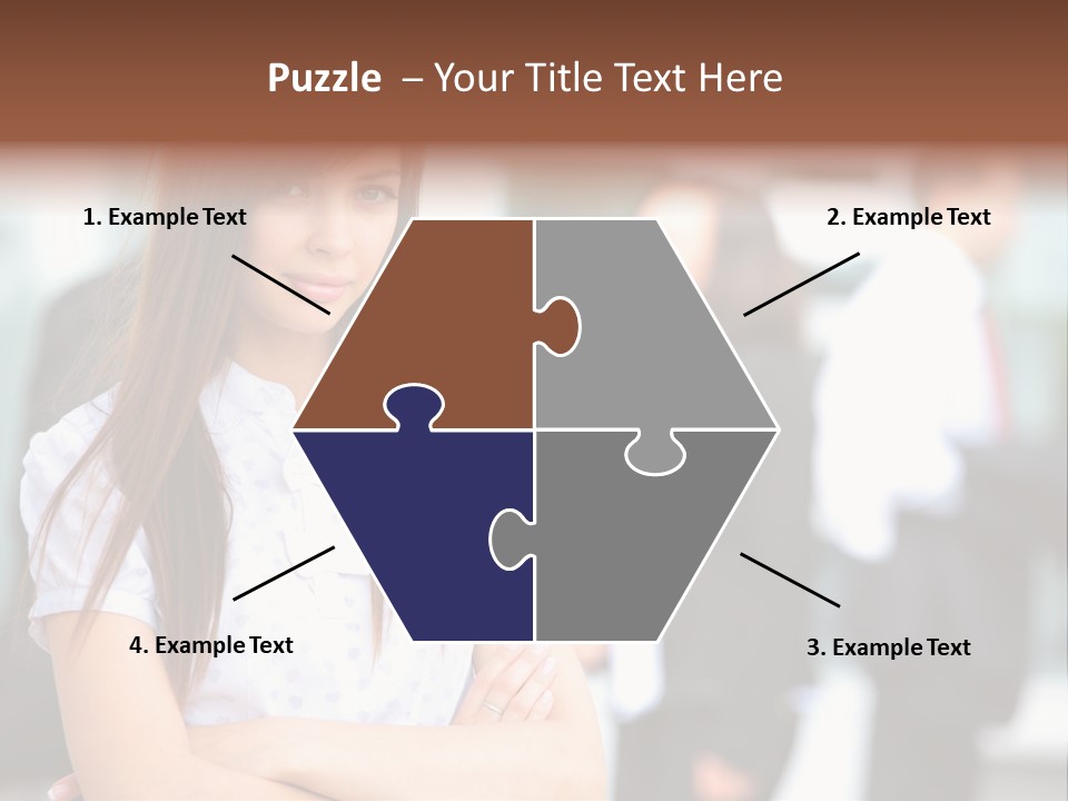 Looking Face Work PowerPoint Template