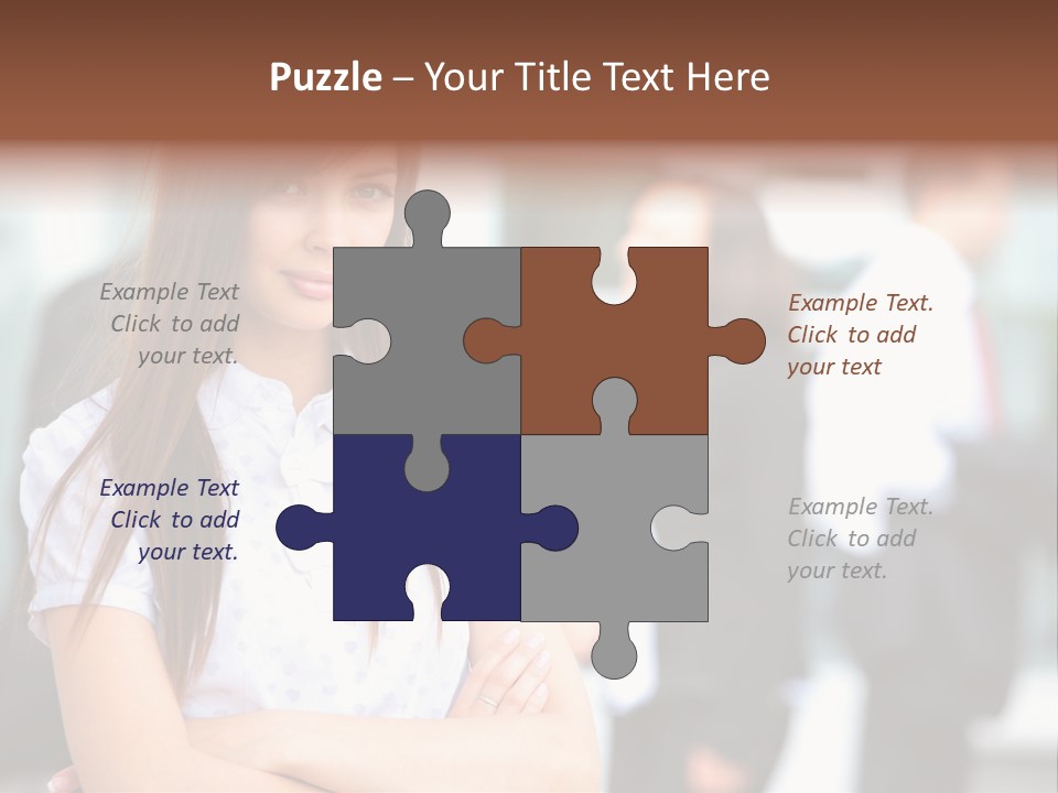 Looking Face Work PowerPoint Template