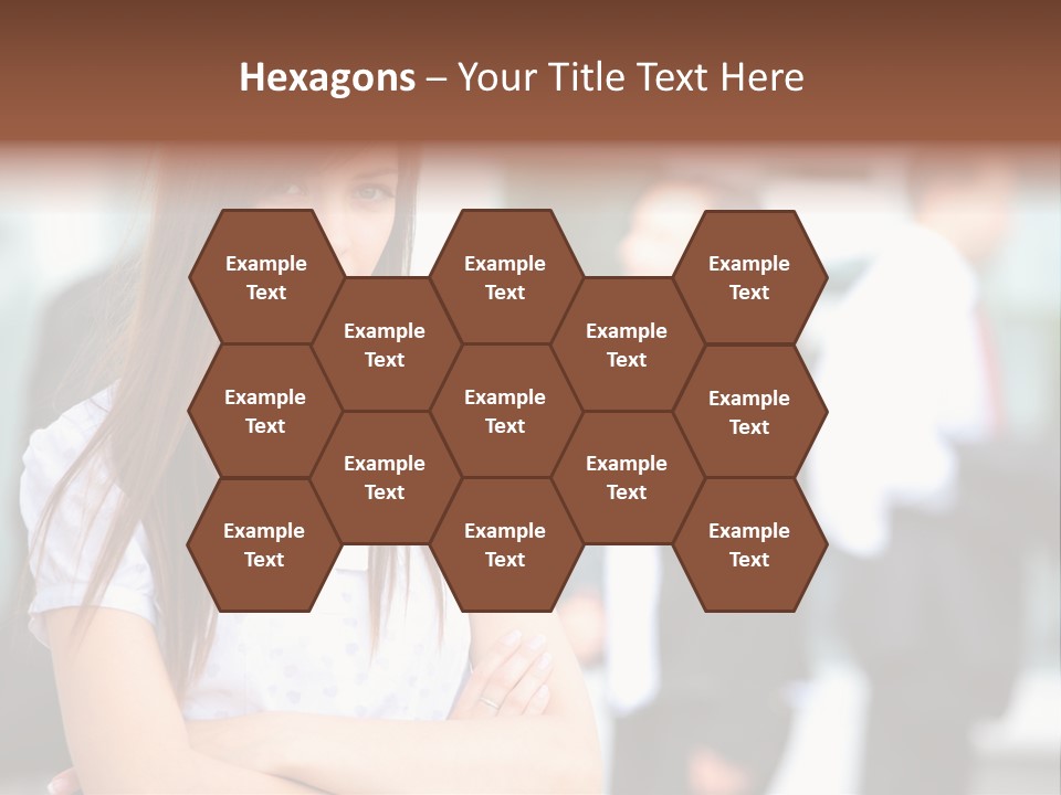 Looking Face Work PowerPoint Template