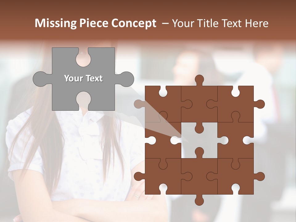 Looking Face Work PowerPoint Template