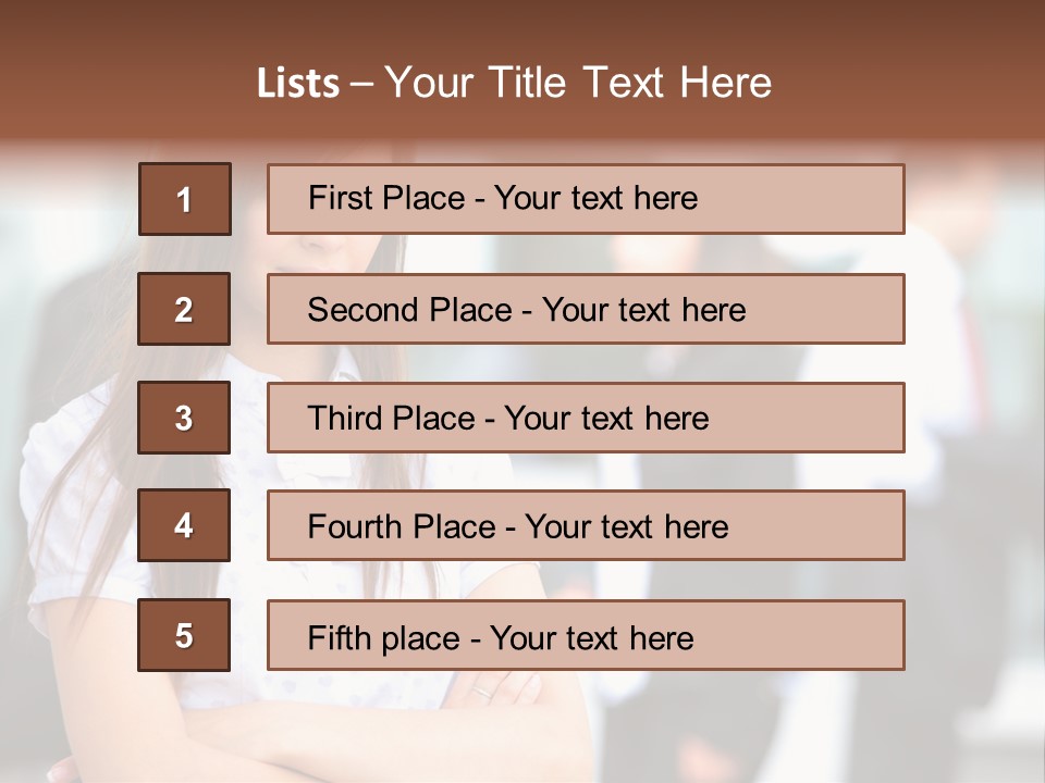 Looking Face Work PowerPoint Template