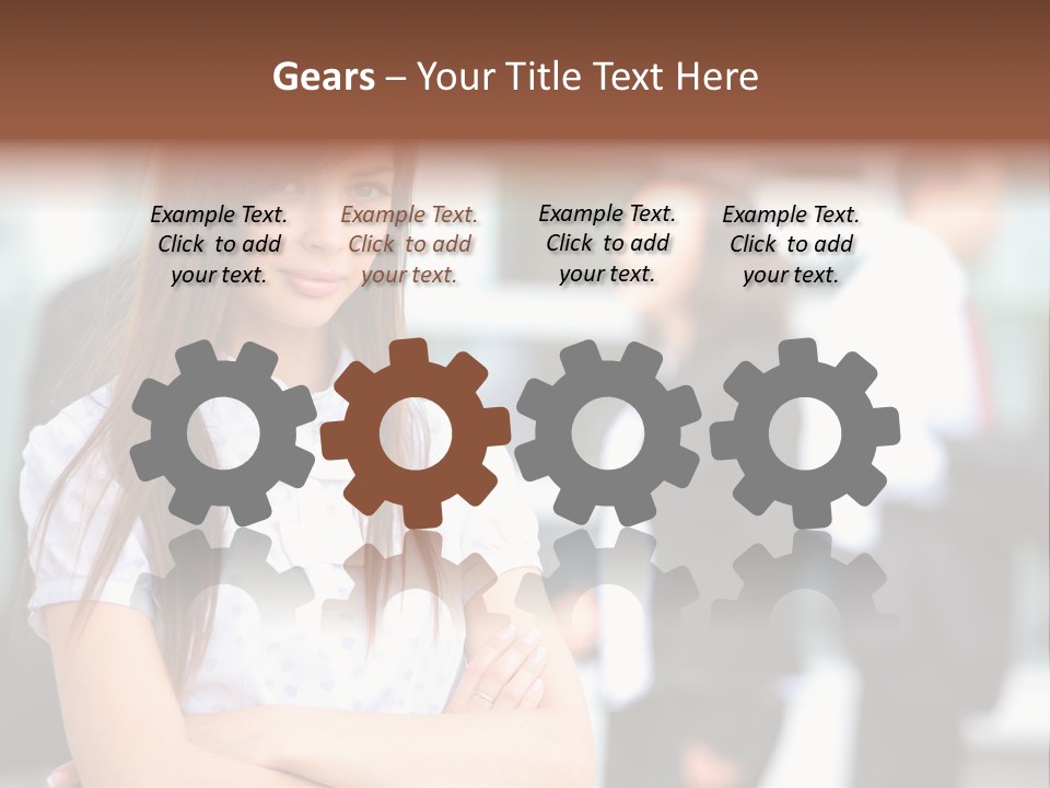 Looking Face Work PowerPoint Template