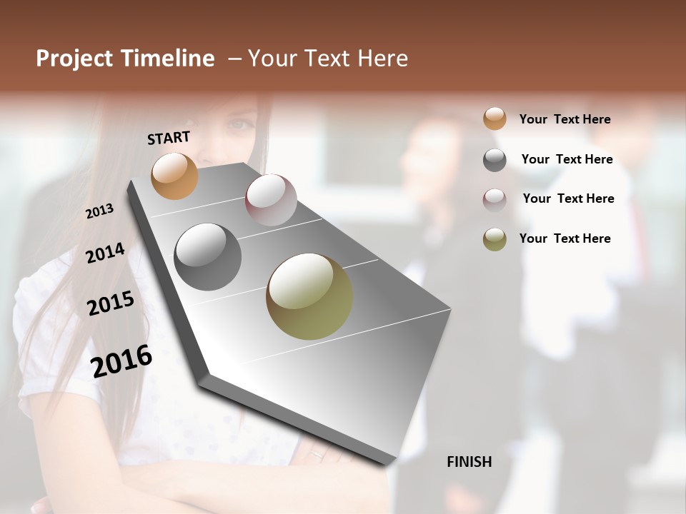 Looking Face Work PowerPoint Template