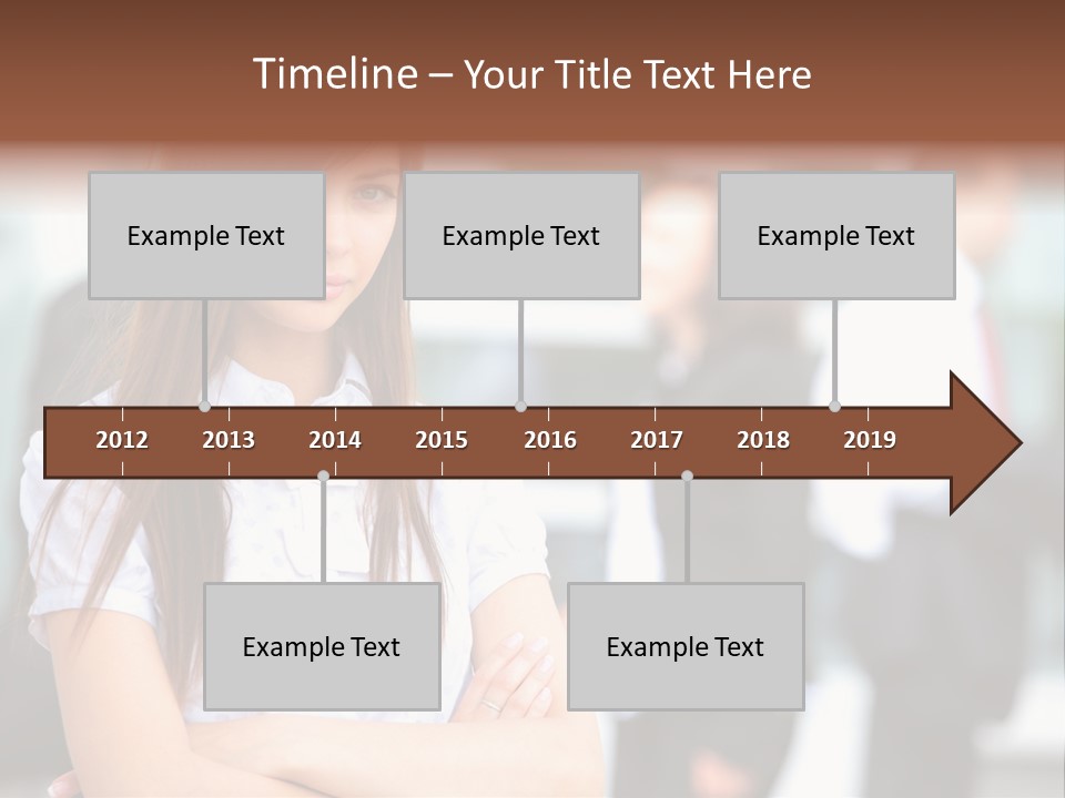 Looking Face Work PowerPoint Template