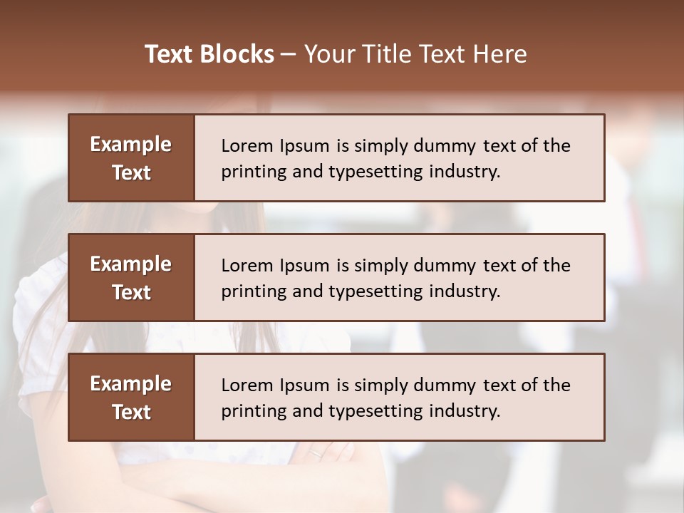 Looking Face Work PowerPoint Template