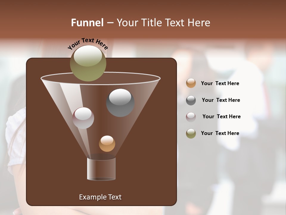 Looking Face Work PowerPoint Template