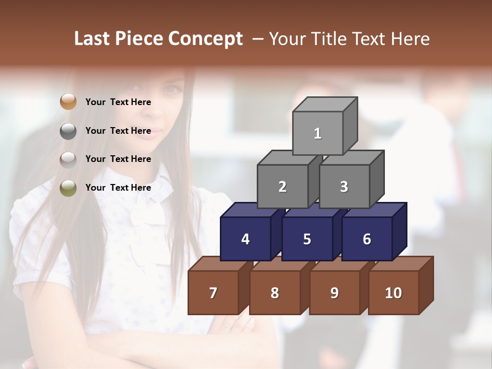 Looking Face Work PowerPoint Template