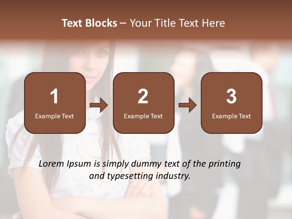 Looking Face Work PowerPoint Template