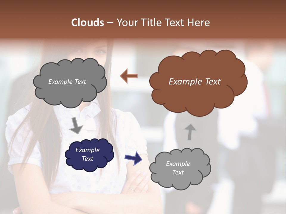 Looking Face Work PowerPoint Template