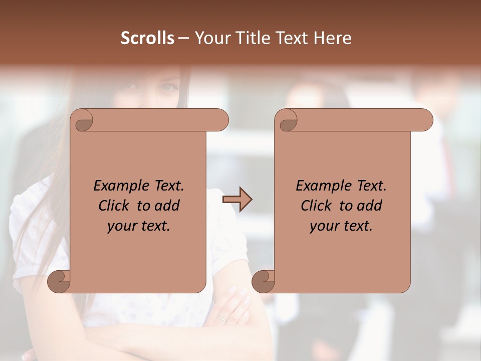 Looking Face Work PowerPoint Template