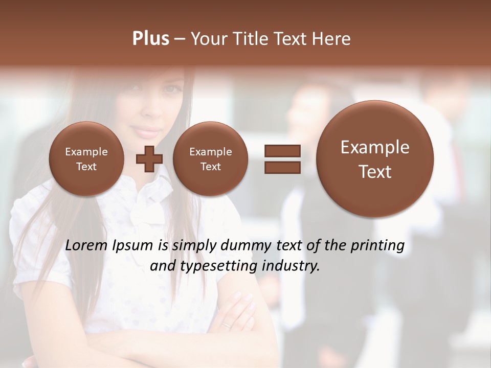 Looking Face Work PowerPoint Template