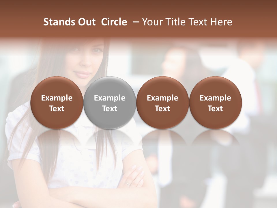 Looking Face Work PowerPoint Template