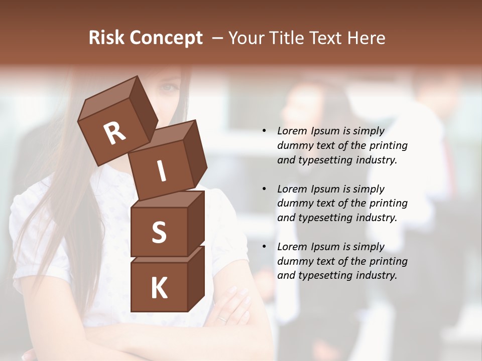 Looking Face Work PowerPoint Template