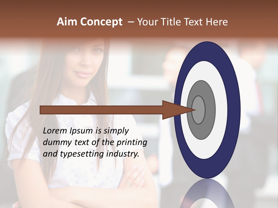 Looking Face Work PowerPoint Template