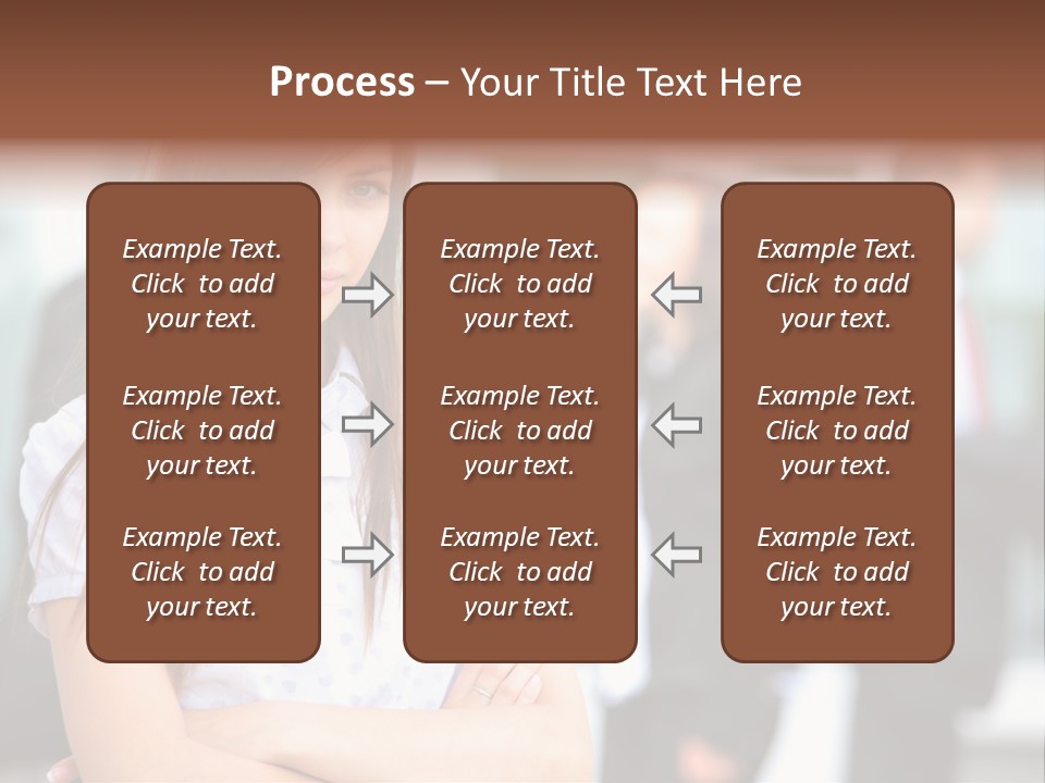 Looking Face Work PowerPoint Template