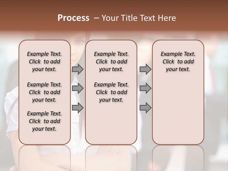 Looking Face Work PowerPoint Template