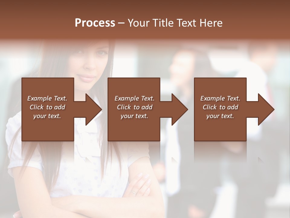 Looking Face Work PowerPoint Template