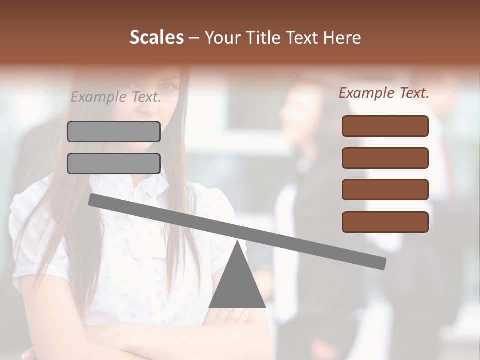Looking Face Work PowerPoint Template