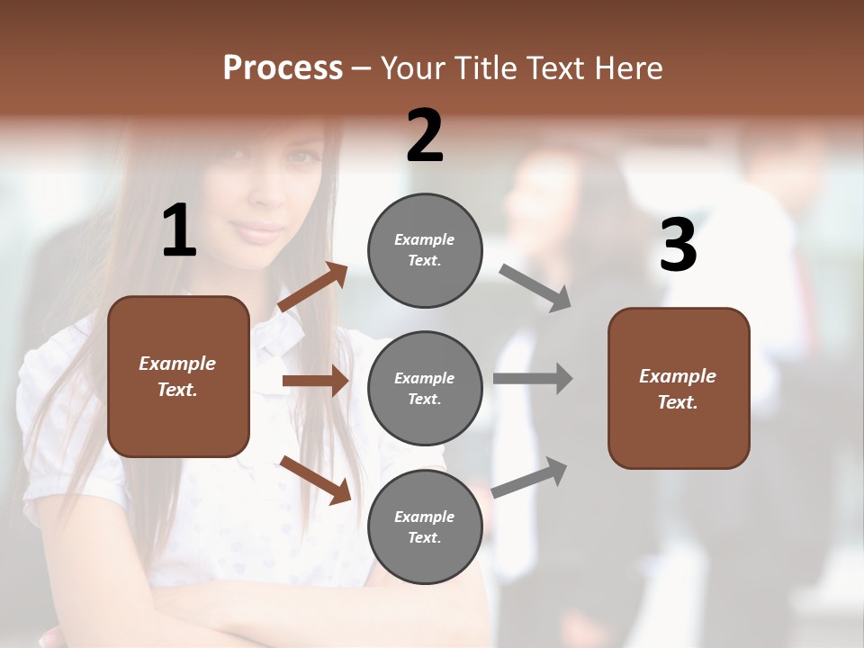 Looking Face Work PowerPoint Template
