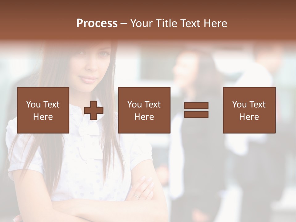 Looking Face Work PowerPoint Template
