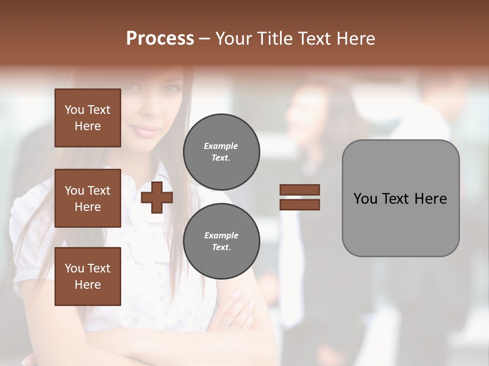 Looking Face Work PowerPoint Template