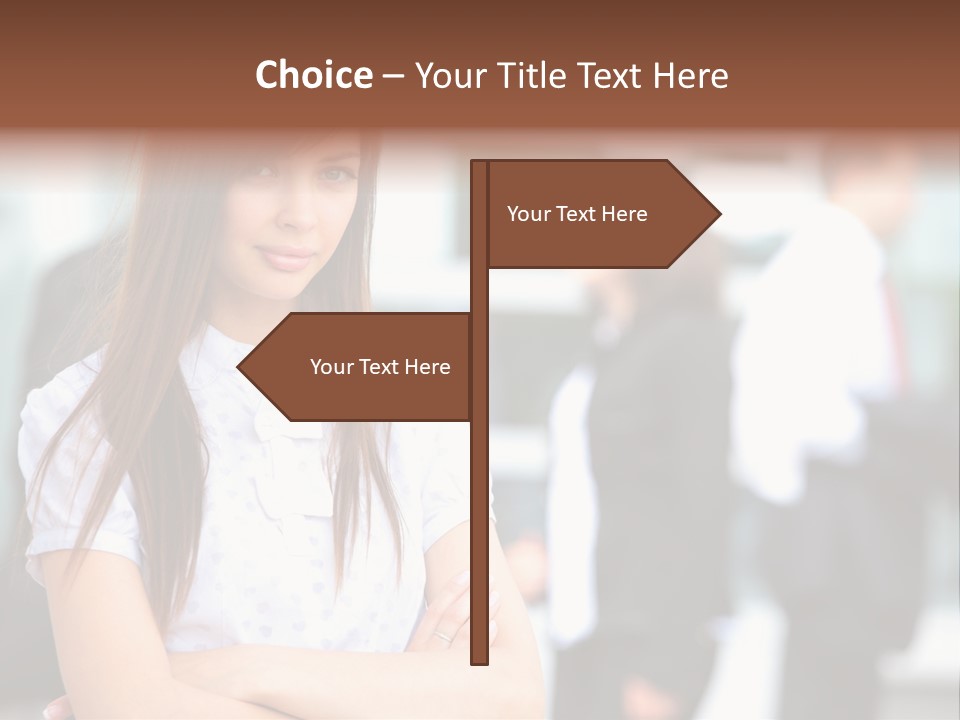 Looking Face Work PowerPoint Template