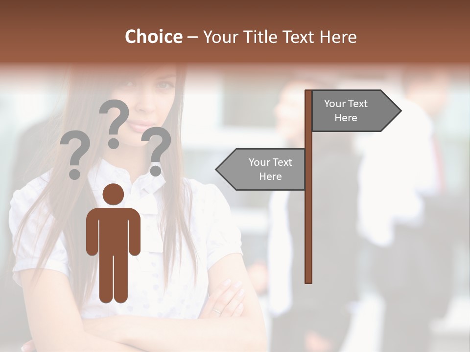 Looking Face Work PowerPoint Template