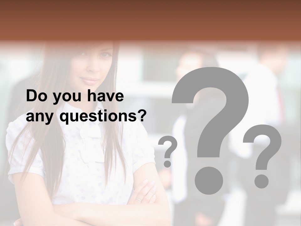 Looking Face Work PowerPoint Template