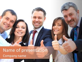 Diverse Looking Men PowerPoint Template