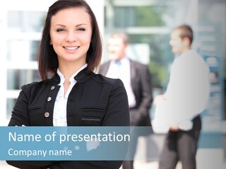 Leader White Beautiful PowerPoint Template