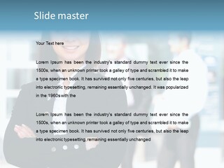 Leader White Beautiful PowerPoint Template