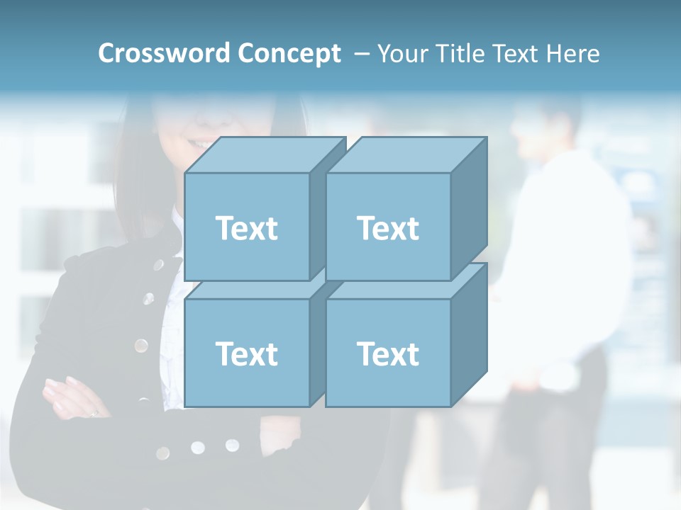 Leader White Beautiful PowerPoint Template