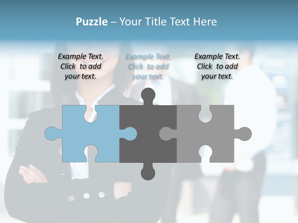 Leader White Beautiful PowerPoint Template