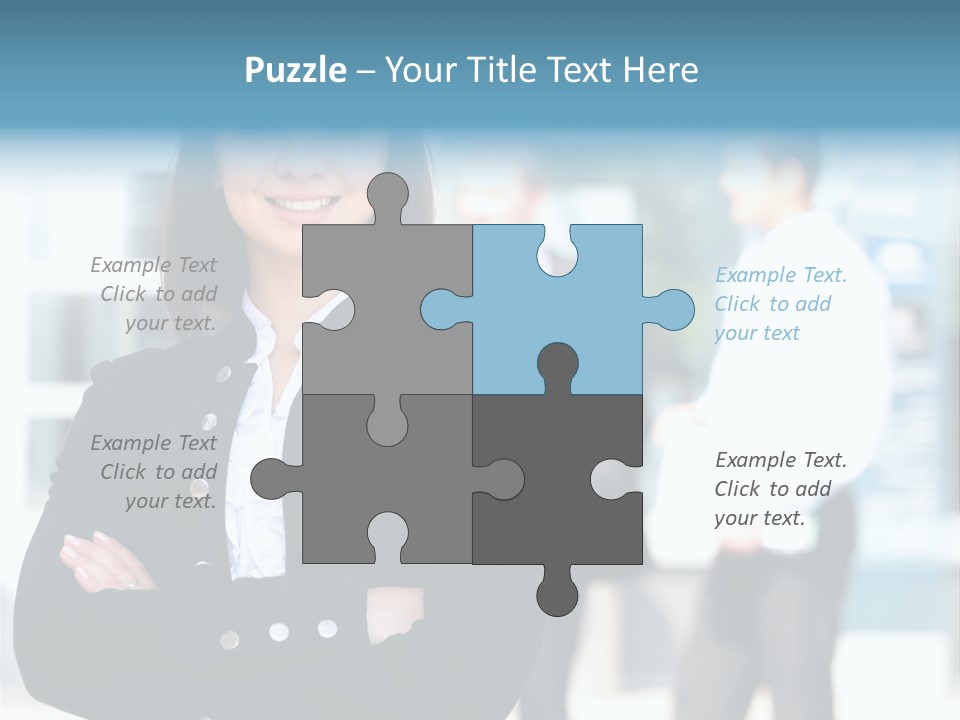 Leader White Beautiful PowerPoint Template