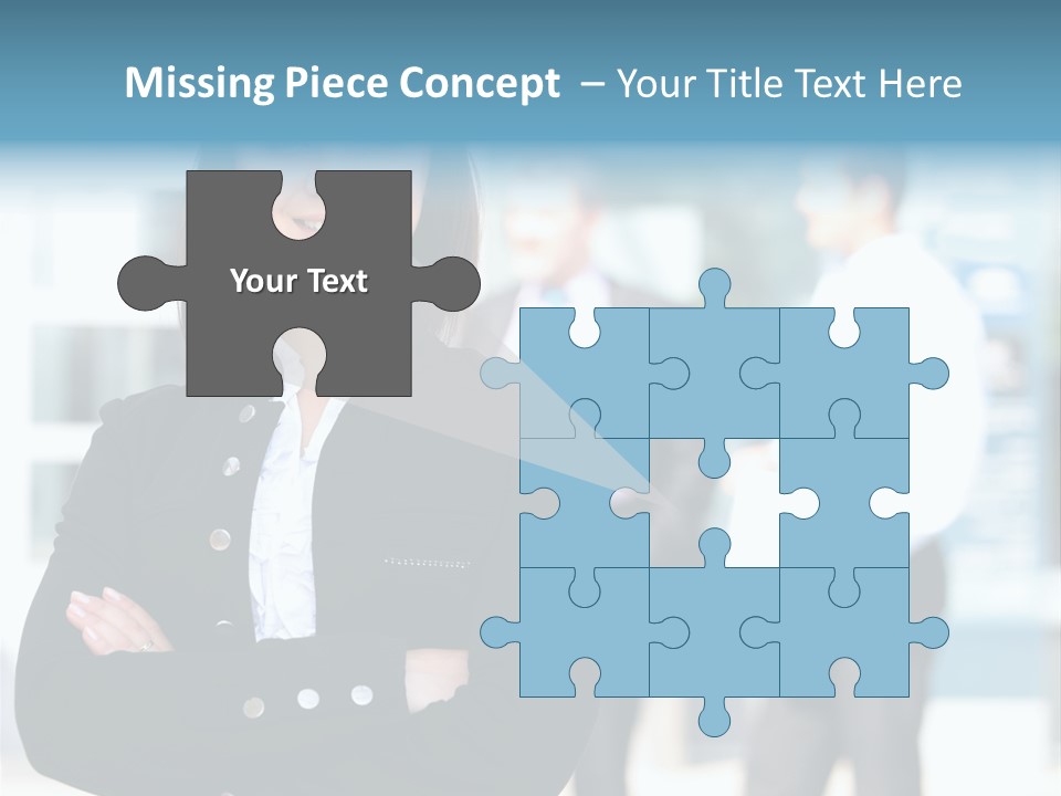 Leader White Beautiful PowerPoint Template