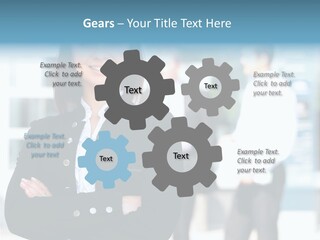 Leader White Beautiful PowerPoint Template