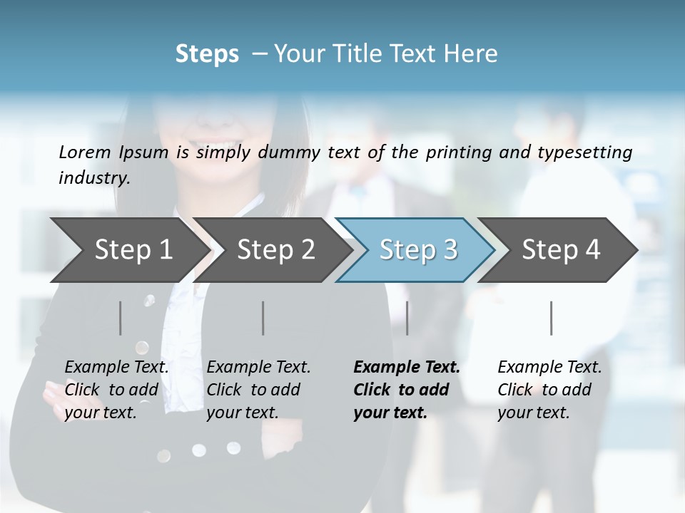 Leader White Beautiful PowerPoint Template