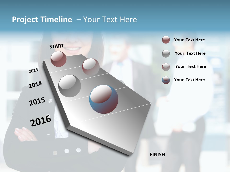 Leader White Beautiful PowerPoint Template
