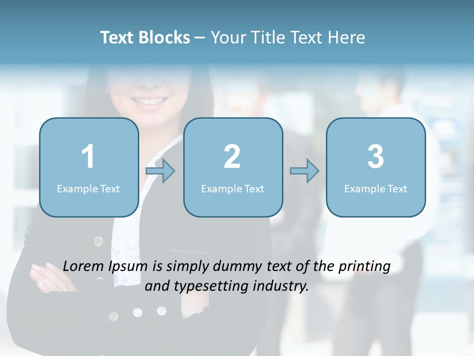 Leader White Beautiful PowerPoint Template