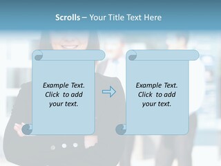 Leader White Beautiful PowerPoint Template
