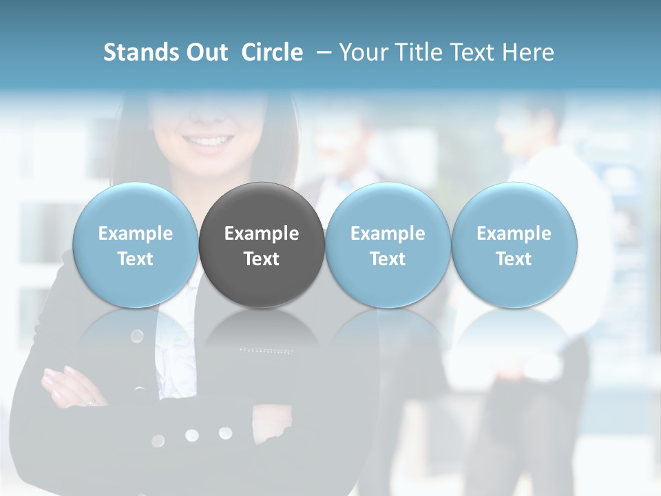 Leader White Beautiful PowerPoint Template