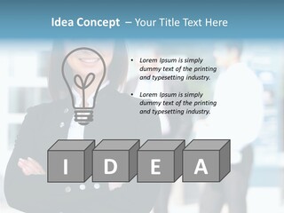 Leader White Beautiful PowerPoint Template