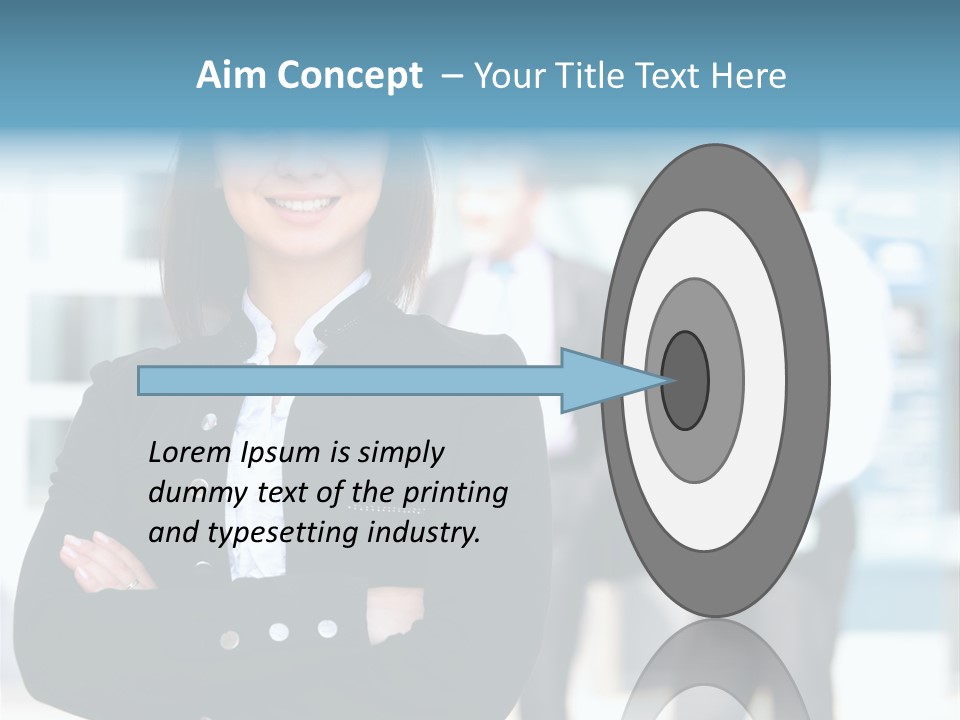 Leader White Beautiful PowerPoint Template