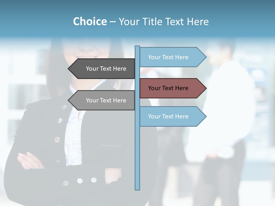 Leader White Beautiful PowerPoint Template
