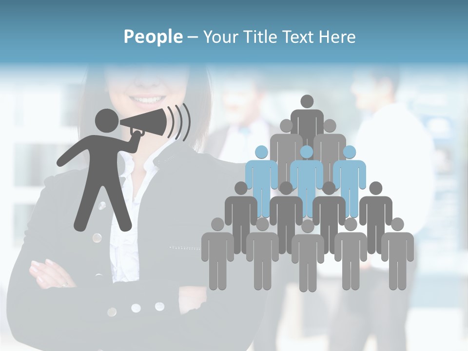 Leader White Beautiful PowerPoint Template