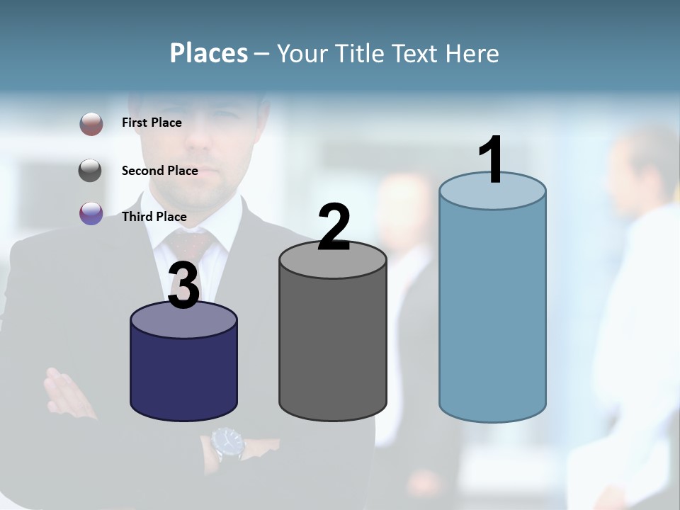 Girl Standing Human PowerPoint Template