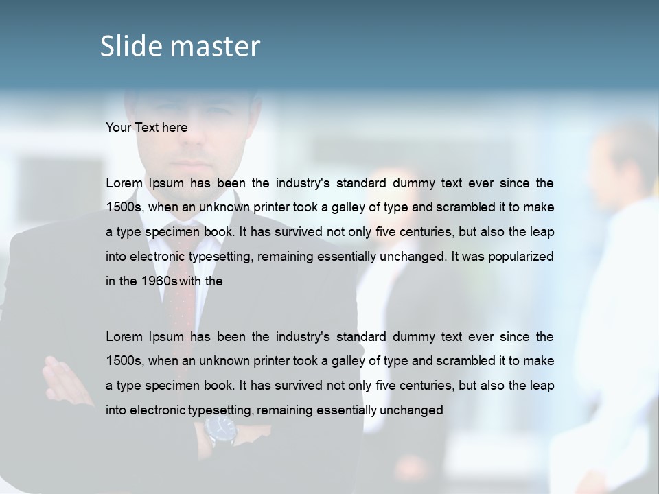 Girl Standing Human PowerPoint Template